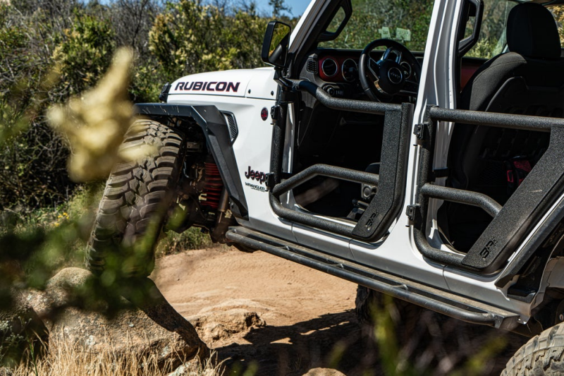 Body Armor 4x4 Tube Doors, Front Pair, fits Jeep Wrangler