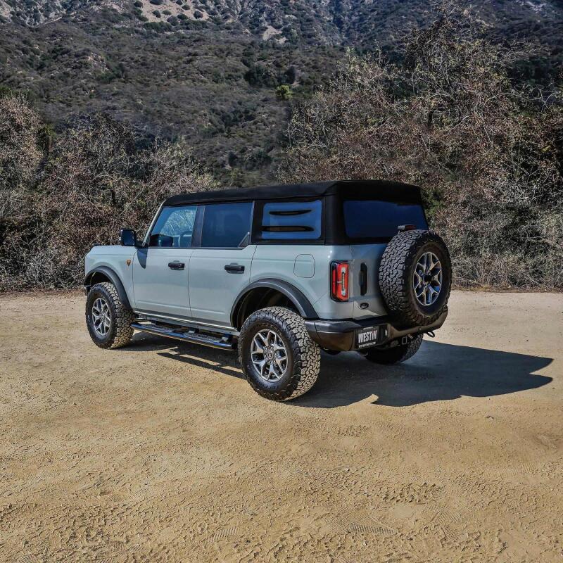 Westin PRO TRAXX 5 Oval Nerf Step Bars, 4-Door, fits Ford Bronco