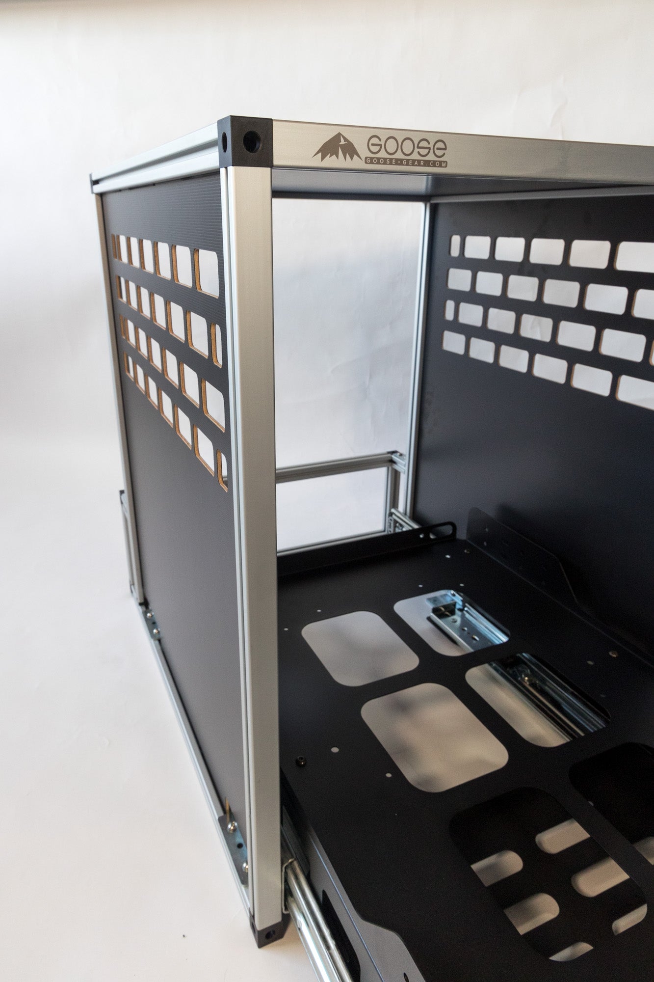 Módulo de cocina de 2,51 a 25" de profundidad para campamento