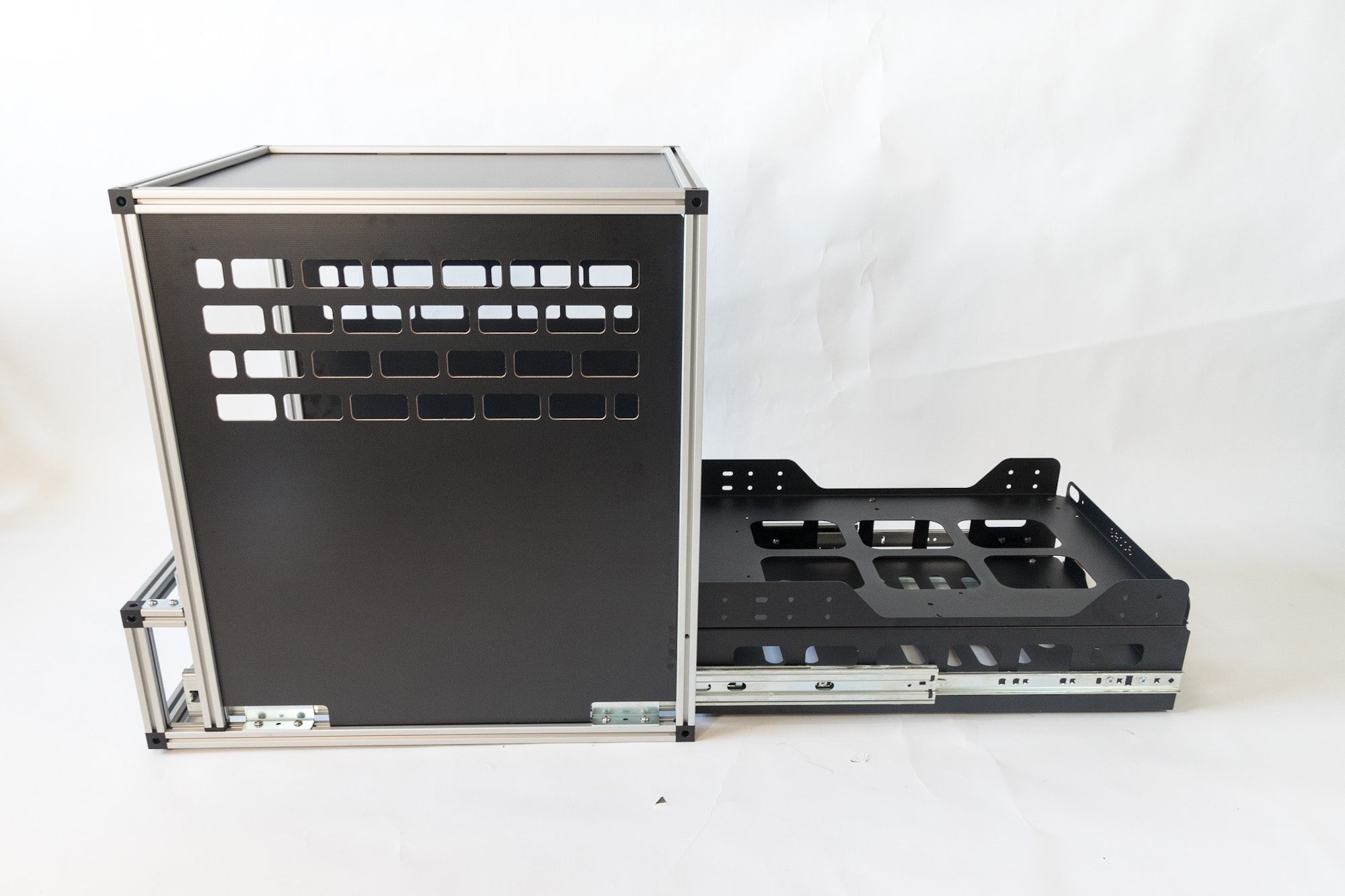 Módulo de cocina de 2,51 a 25" de profundidad para campamento