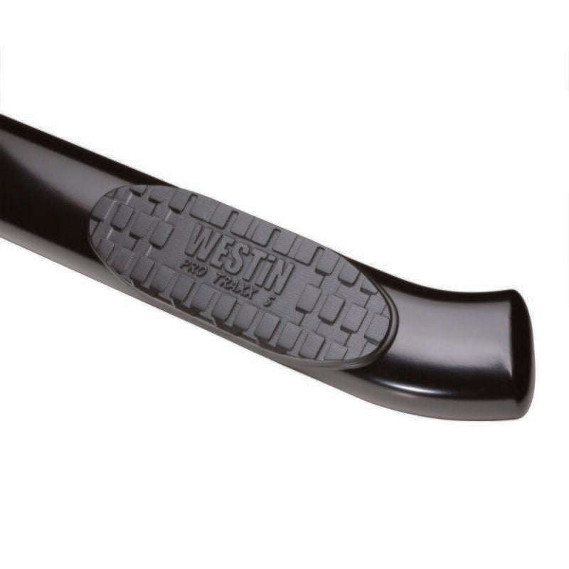 Westin PRO TRAXX 5 Wheel-to-Wheel Oval Nerf Step Bars, Crew Cab, 8 ft. Bed, fits Chevy Silverado HD 2500/3500