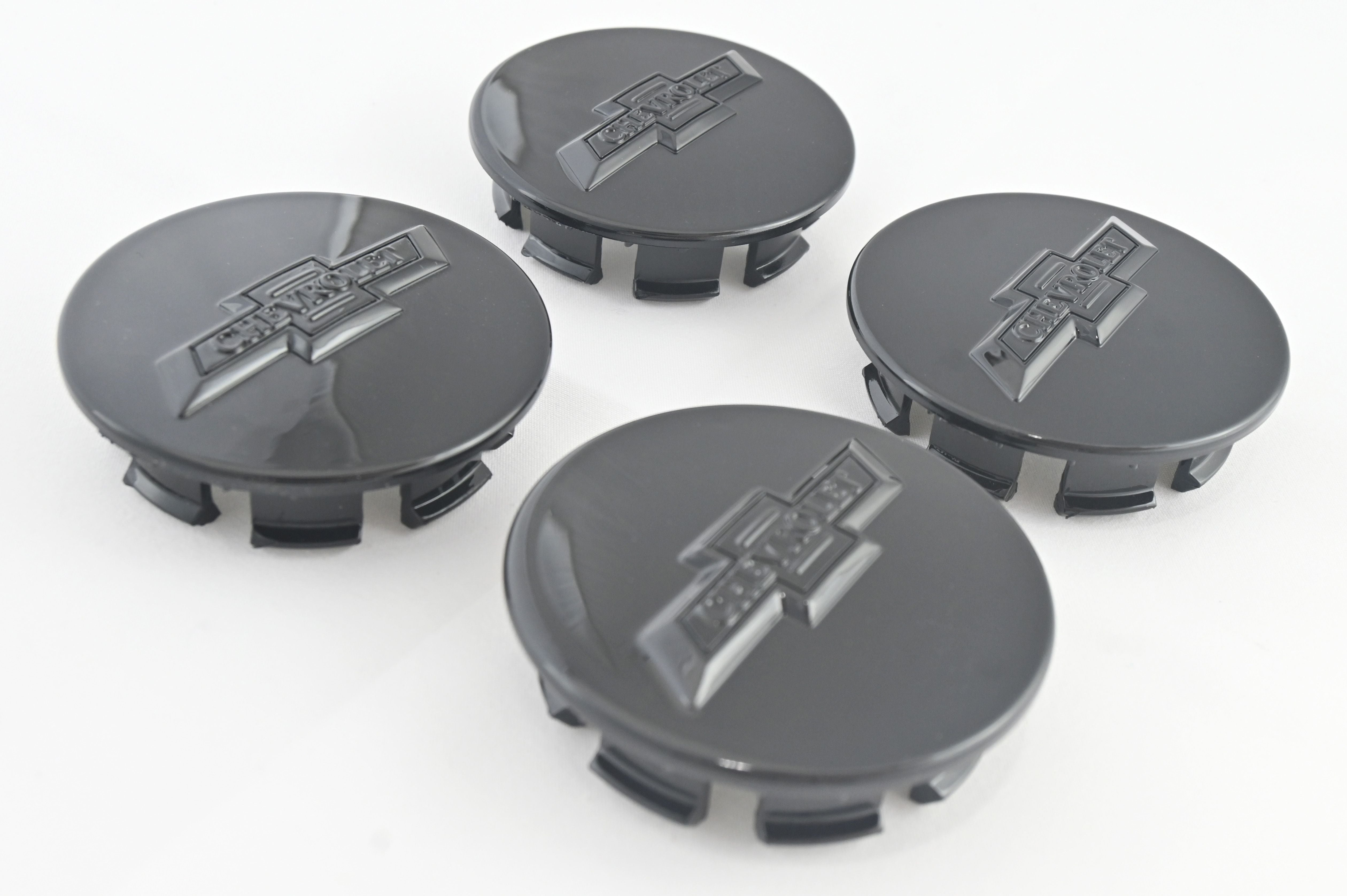 CCAP6804BLK 13-20 Chevrolet Impala 4 PCS Gloss Black Replacement Officially Licensed Chevrolet Wheel Cap