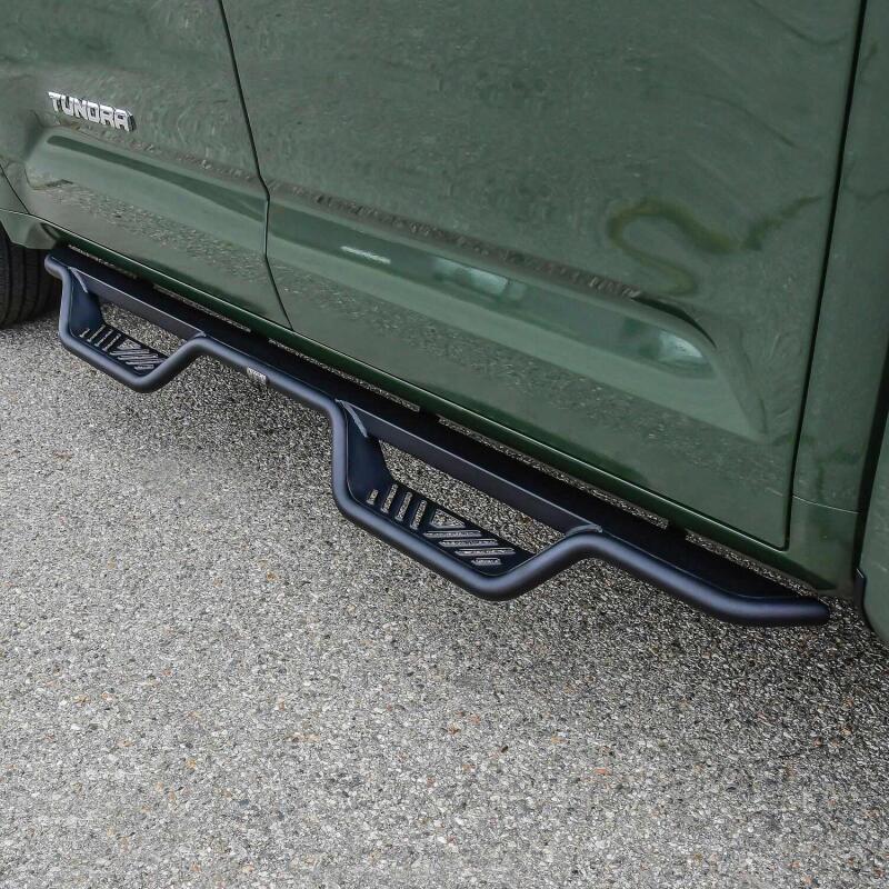 Westin Outlaw Drop Nerf Step Bars, CrewMax, fits Toyota Tundra