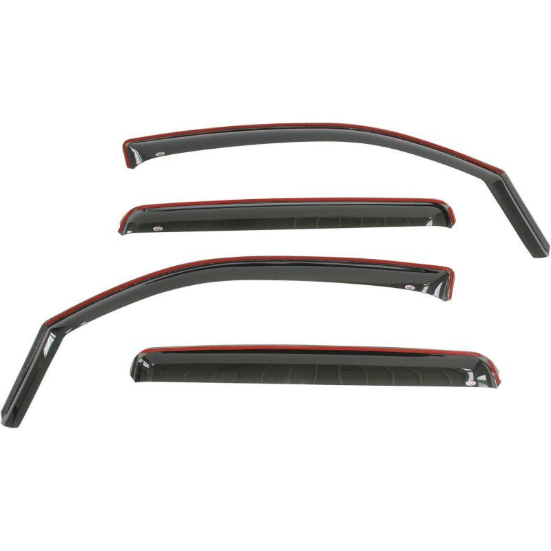 Westin Wade In-Channel Wind Deflectors, 4-Piece, Double Cab, fits Toyota Tacoma