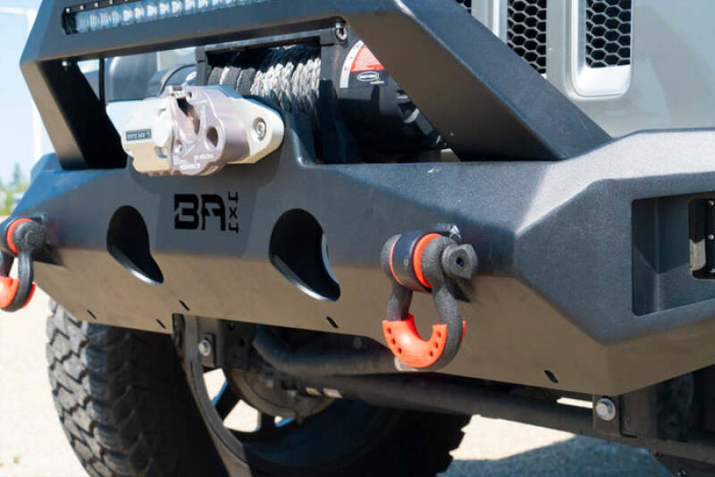Body Armor 4x4 Orion Mid-Width Front Winch Bumper, fits Jeep Wrangler
