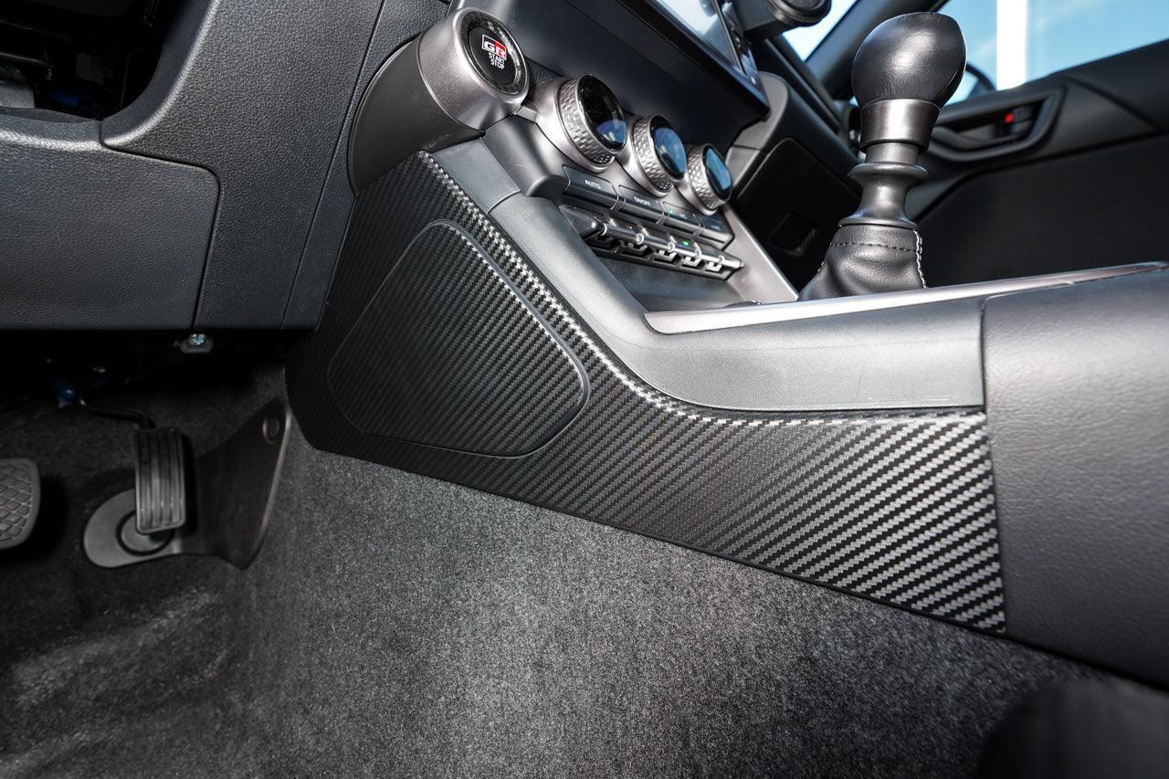 Center Console Side Trim Protector 3D Carbon Overlays - 2022 BRZ / GR86