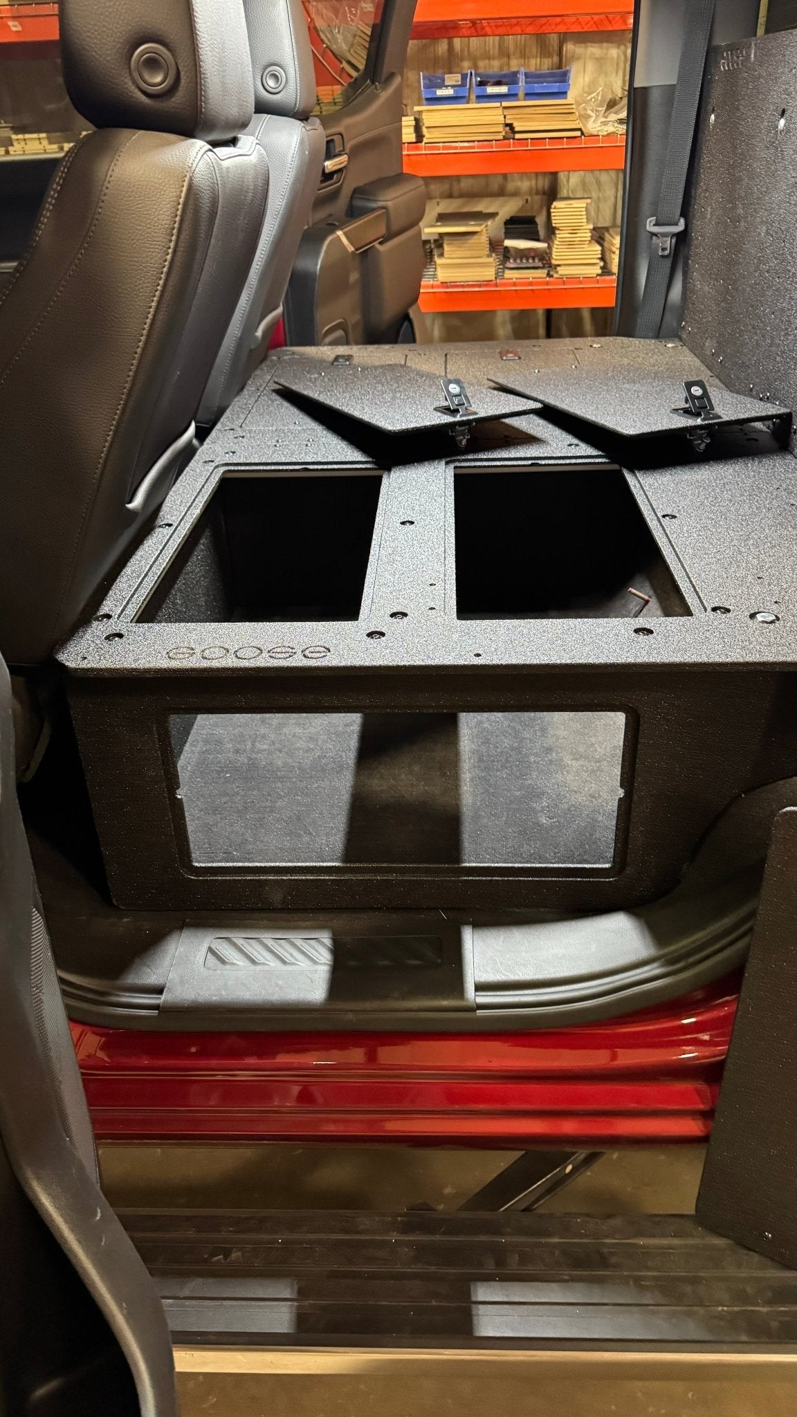 Goose Gear CHEVY - SILVERADO - 4TH GEN - GMC - SIERRA - 2019-PRESENT - 5TH GEN - EXPLORE SERIES - CREW CAB - SEAT DELETE PLATE SYSTEM - SECOND ROW - 100%
