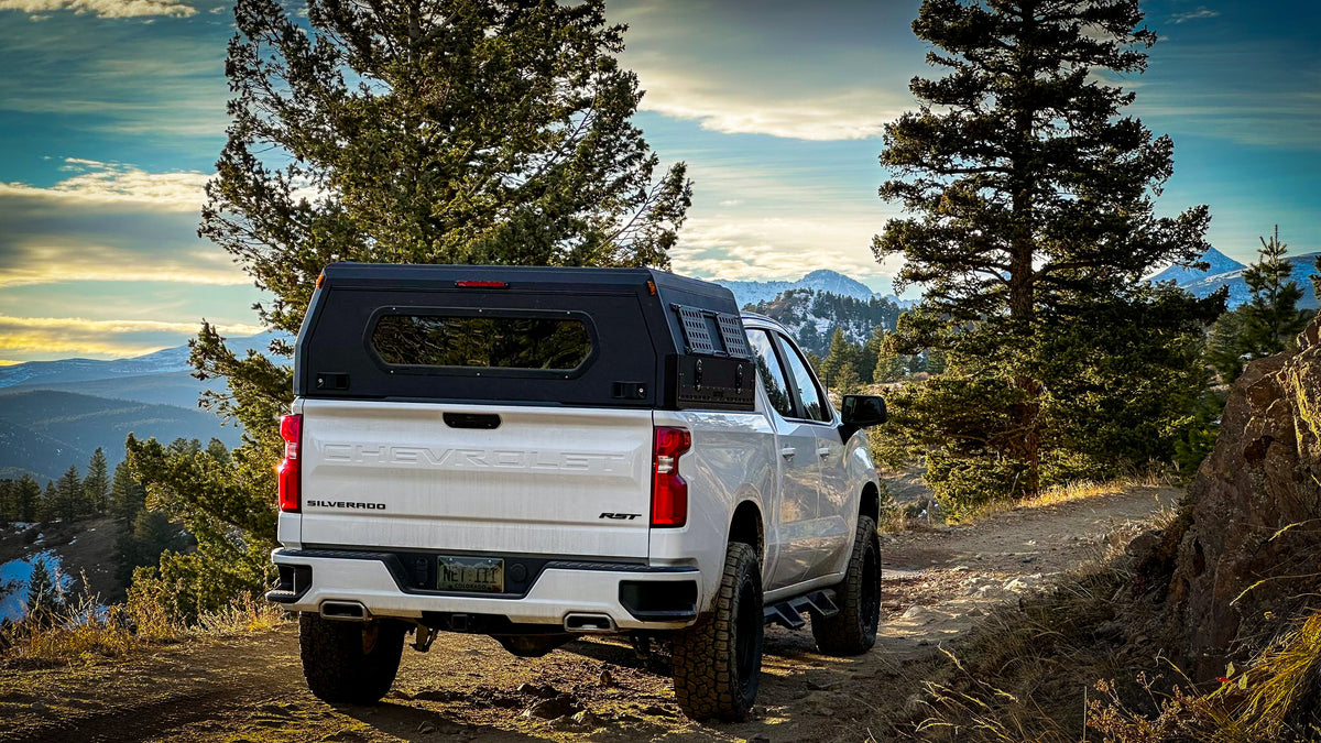 Dirtbox Overland Gull Wing Truck Bed Topper for Chevy Colorado, GMC Canyon, Silverado and Sierra