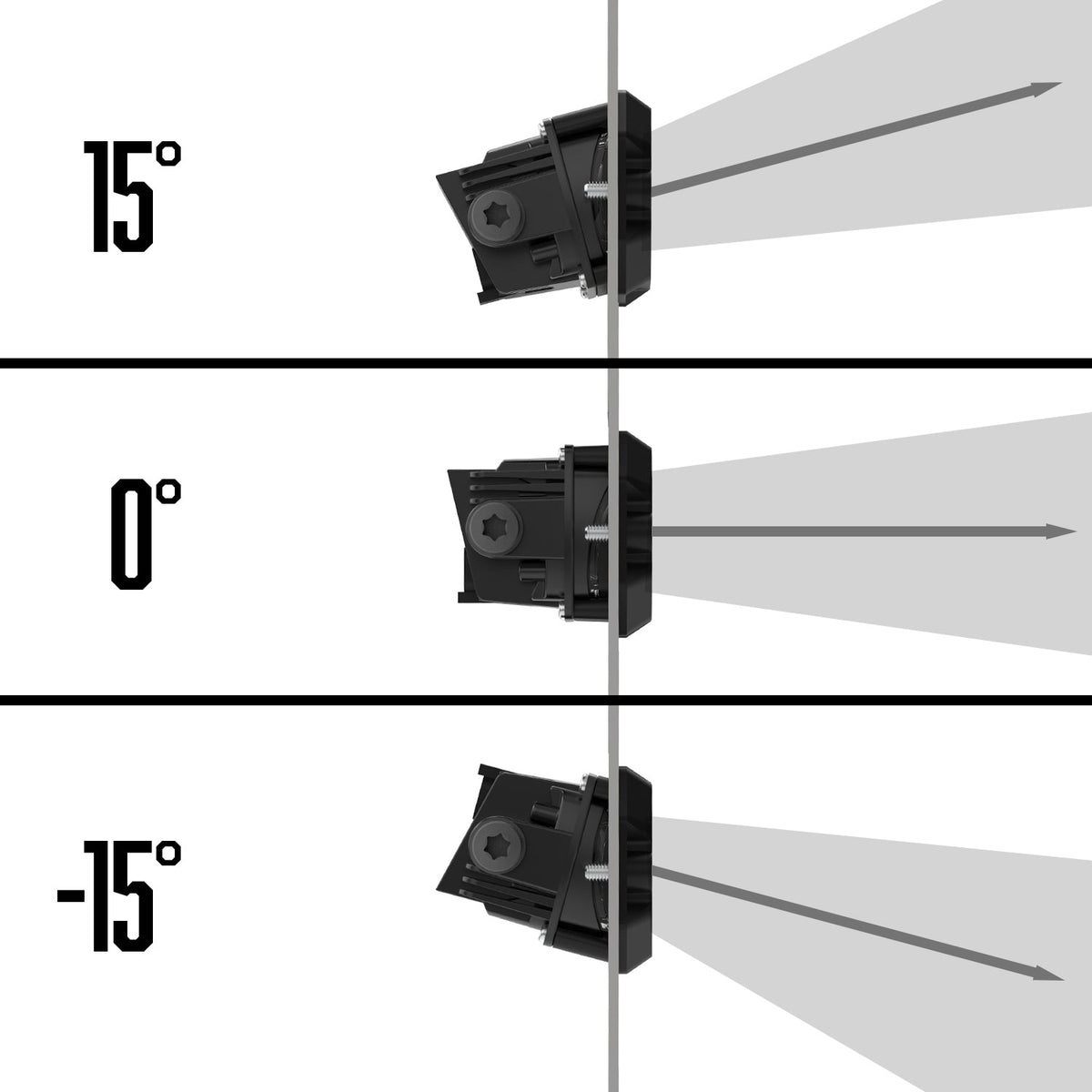 ORACLE Lighting angled flush mount bezels for Vega 2 and Vega 4 pods, universal fit
