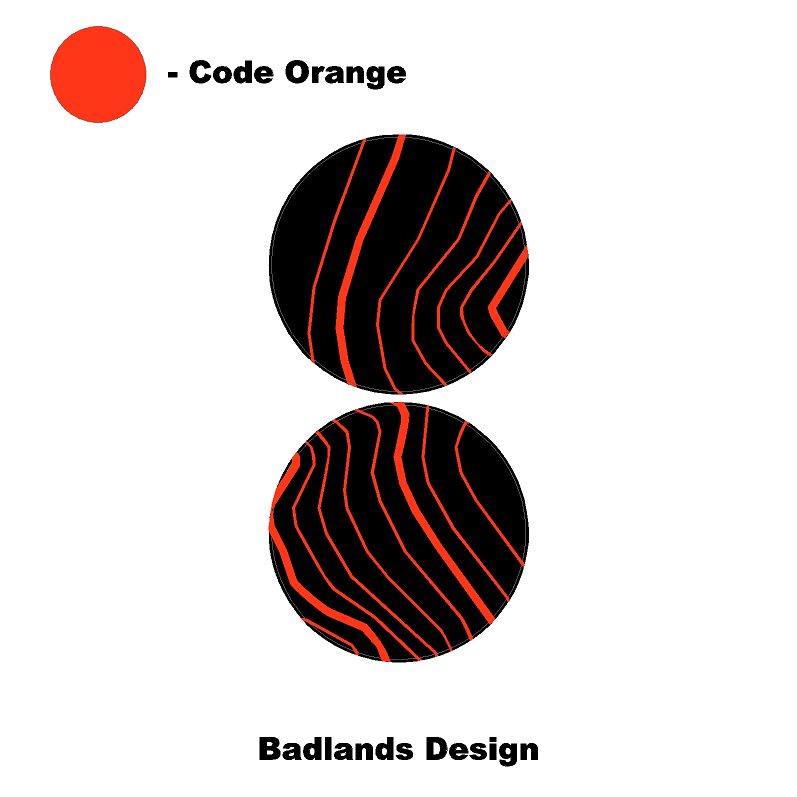 Topo Cup Holder Inserts (Printed Series + Acrylic) - 2021+ Bronco