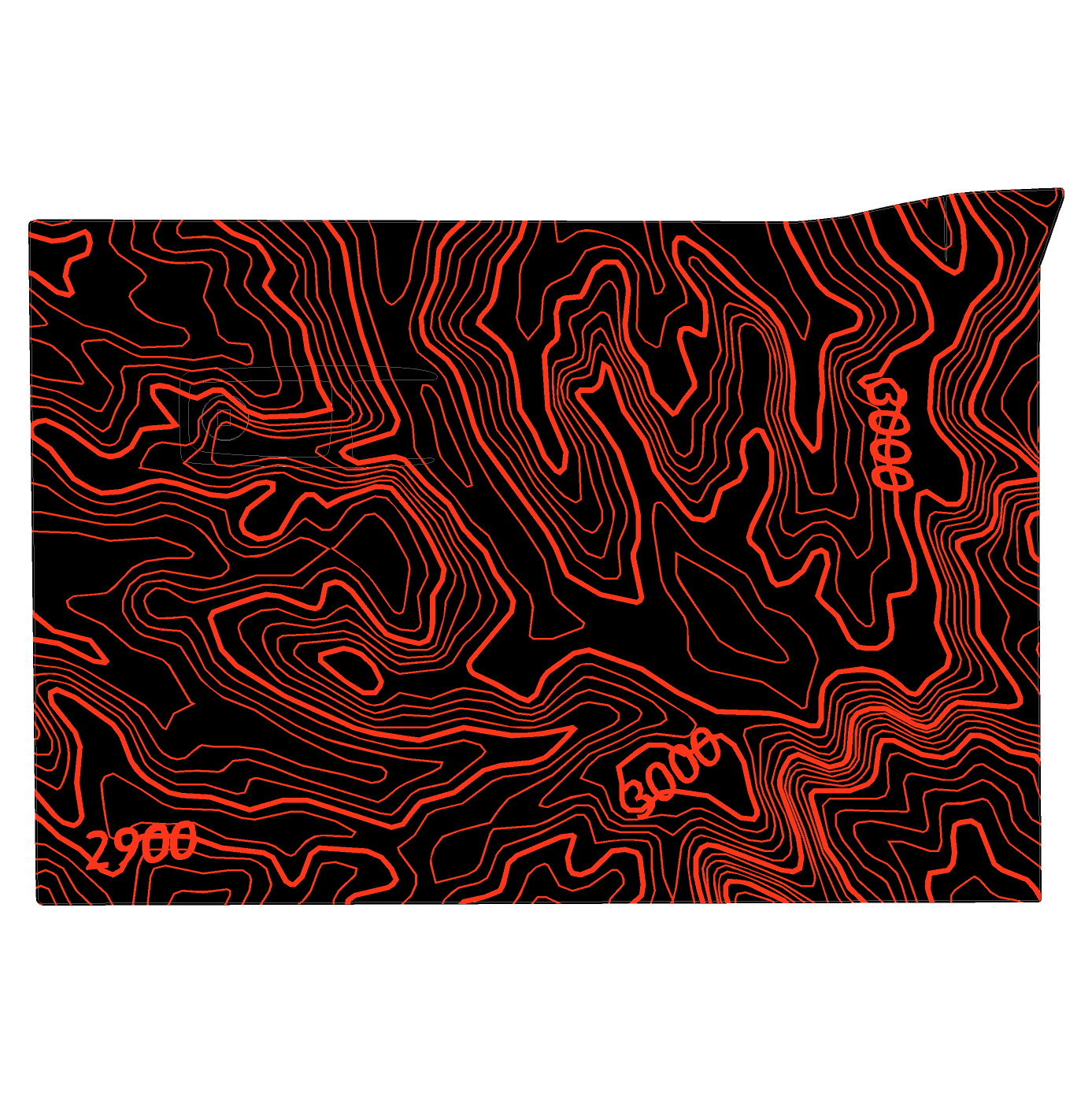 Topo Glovebox Overlay Kit (Printed Series) - 2021+ Bronco