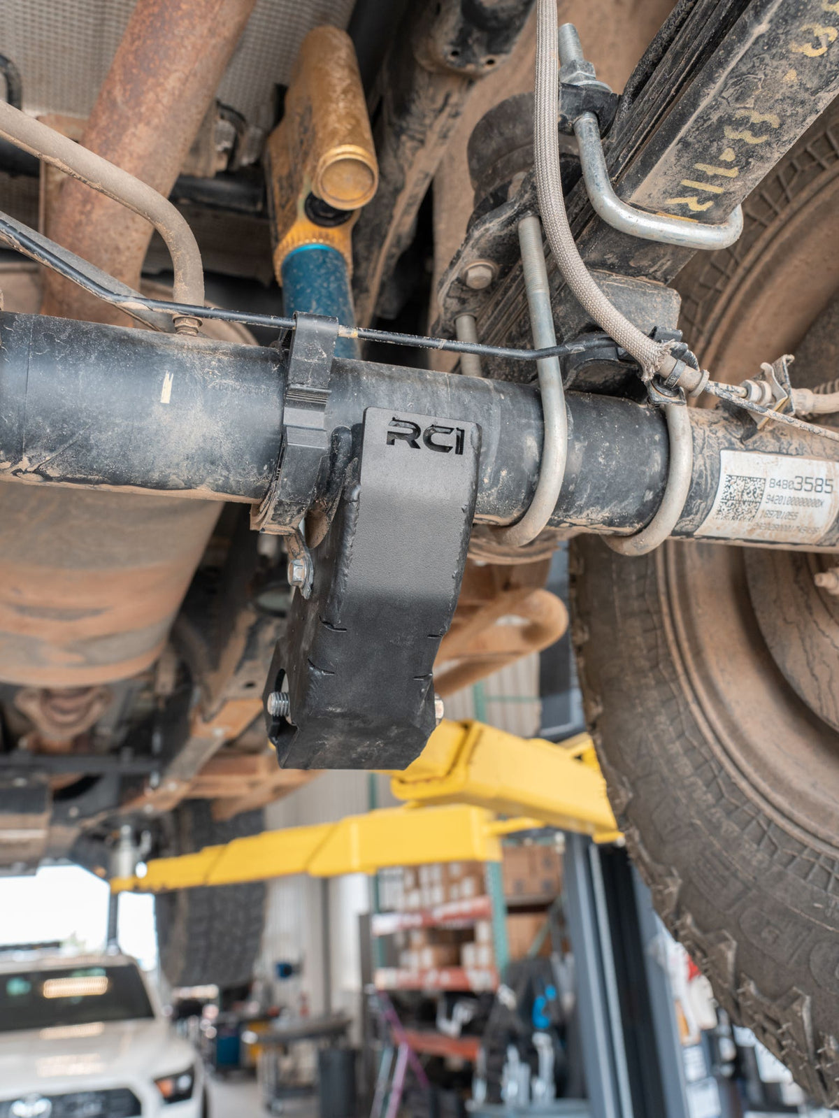 RCI rear shock mount skids for 2015-2022 Chevy Colorado