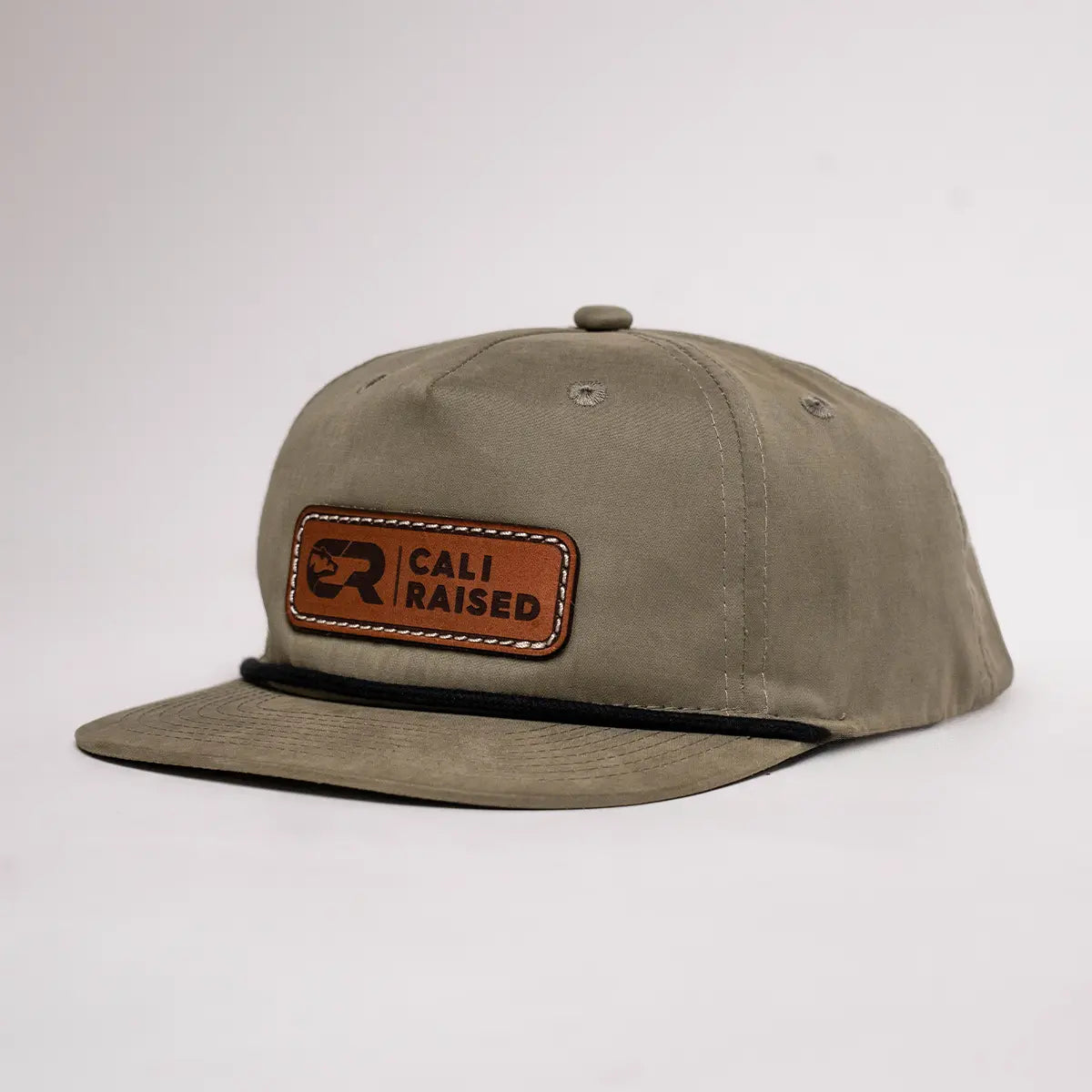 Cali Raised soft-structured 5 panel rope hat, universal fit