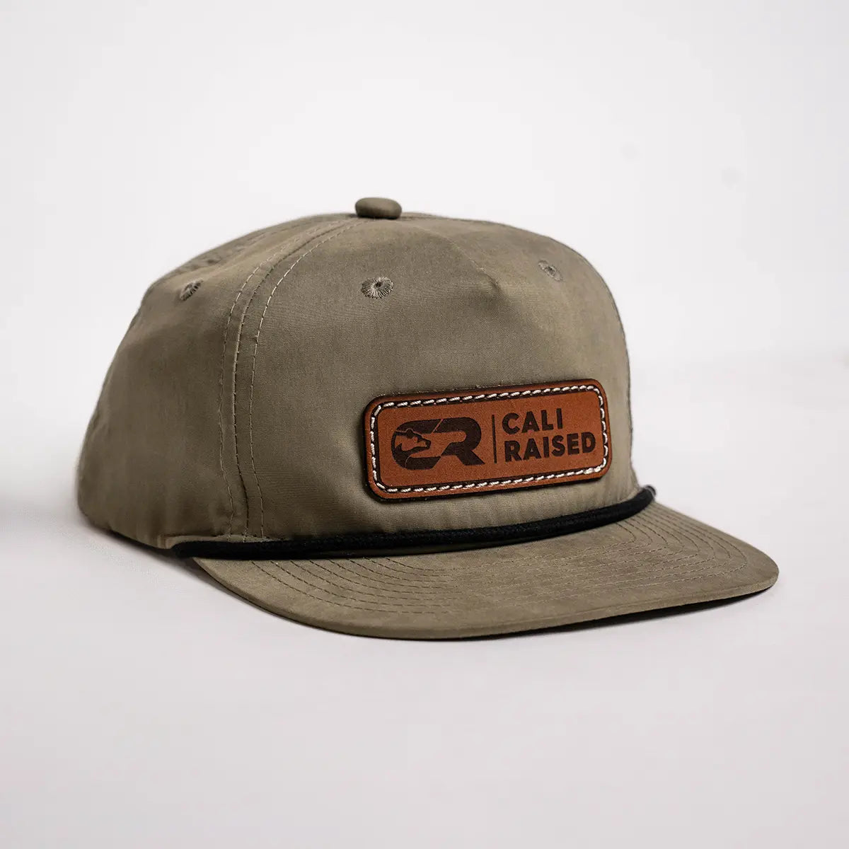 Cali Raised soft-structured 5 panel rope hat, universal fit