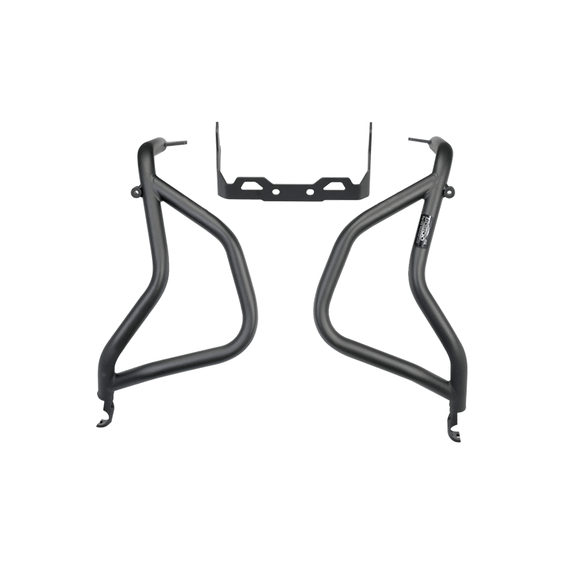 LOBOO Crash Bar for BMW R1300GS – 304 Stainless Steel Upper Protection Bar with Auxiliary Light Mount, Silver or Black Finish