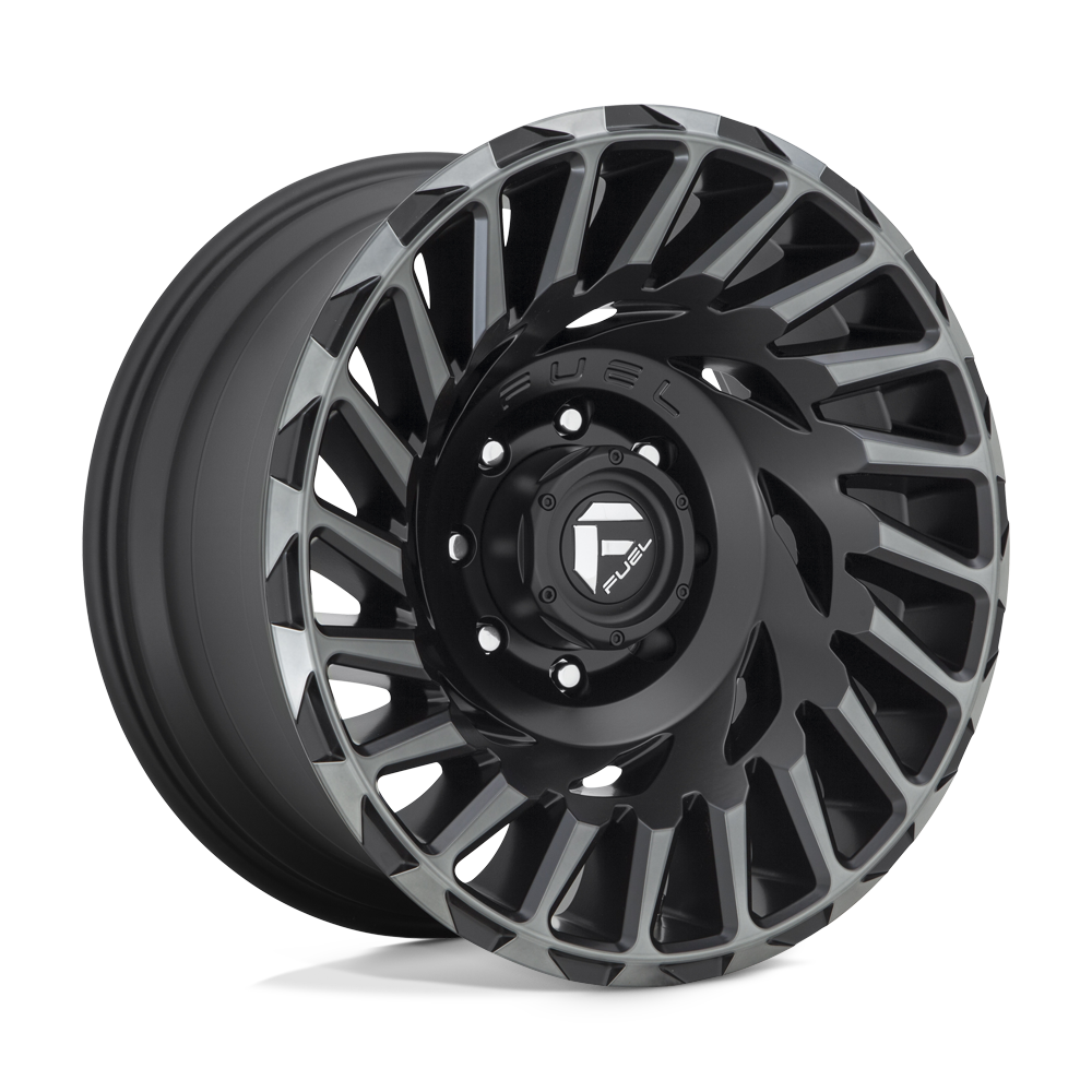 Fuel Cyclone D683 Matte Mach Double Dark Tint wheel, universal fit