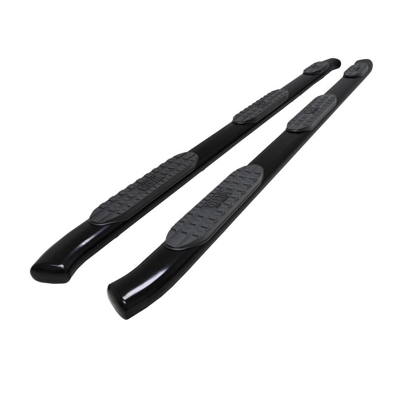 Westin PRO TRAXX 5 Oval Wheel-to-Wheel Nerf Step Bars, Crew Cab, 6.5 ft. Bed, Black, fits Chevy Silverado HD 2500/3500