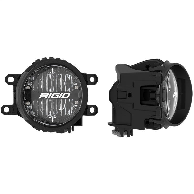 RIGID 360-Series 4 in. SAE Fog Light Kit, White, fits Toyota Tundra