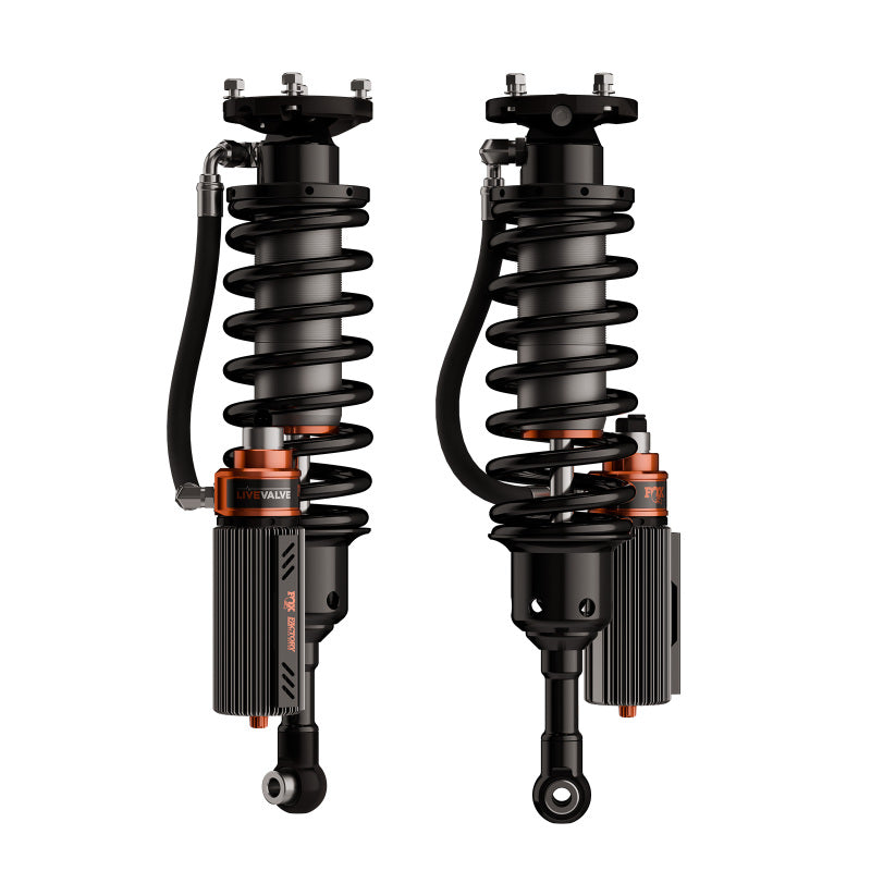 FOX 3.2 Factory Race Live Valve Internal Bypass Coilover Kit, Front and Rear, fits Toyota Tacoma