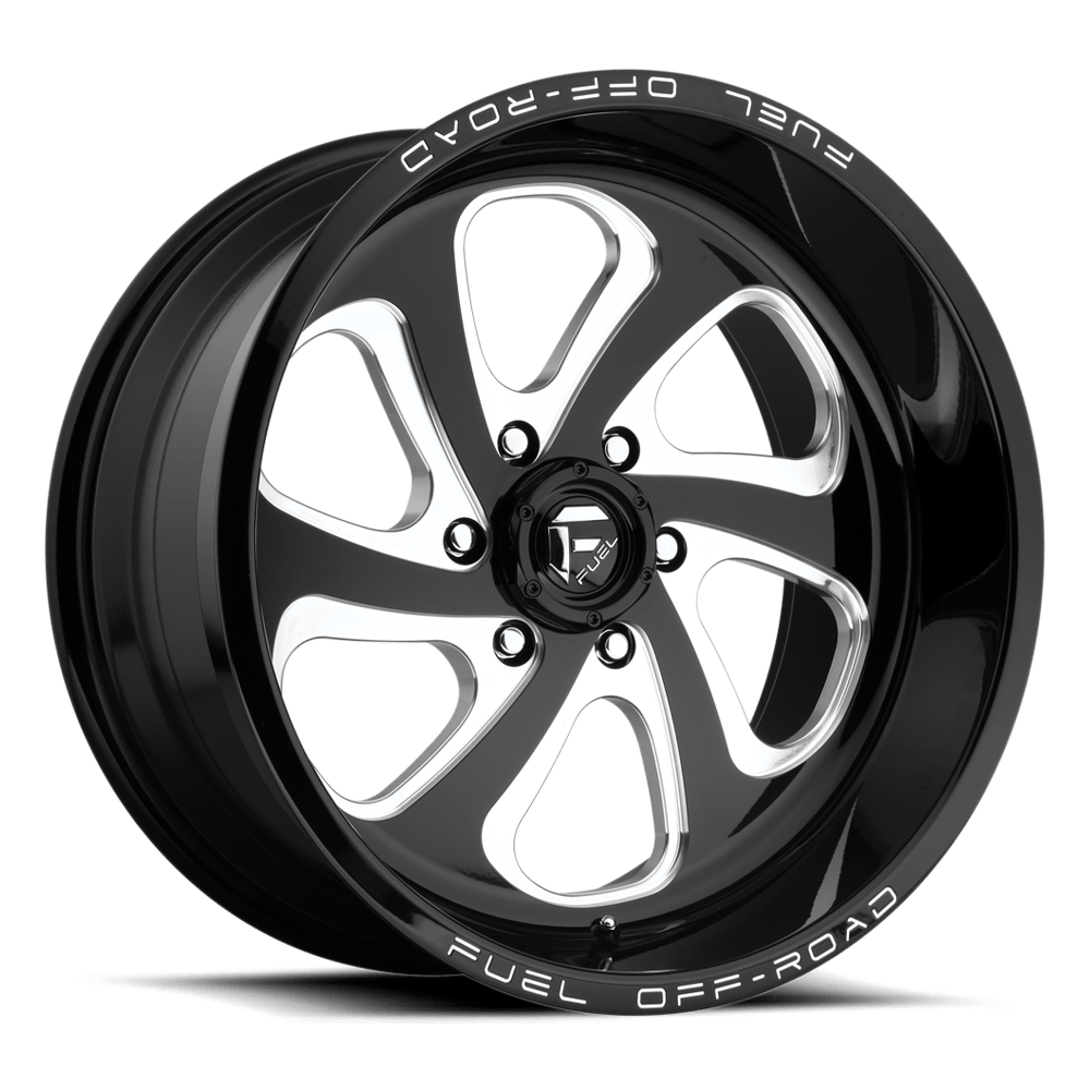 Fuel Flow D587 Gloss Black Milled wheel, universal fit