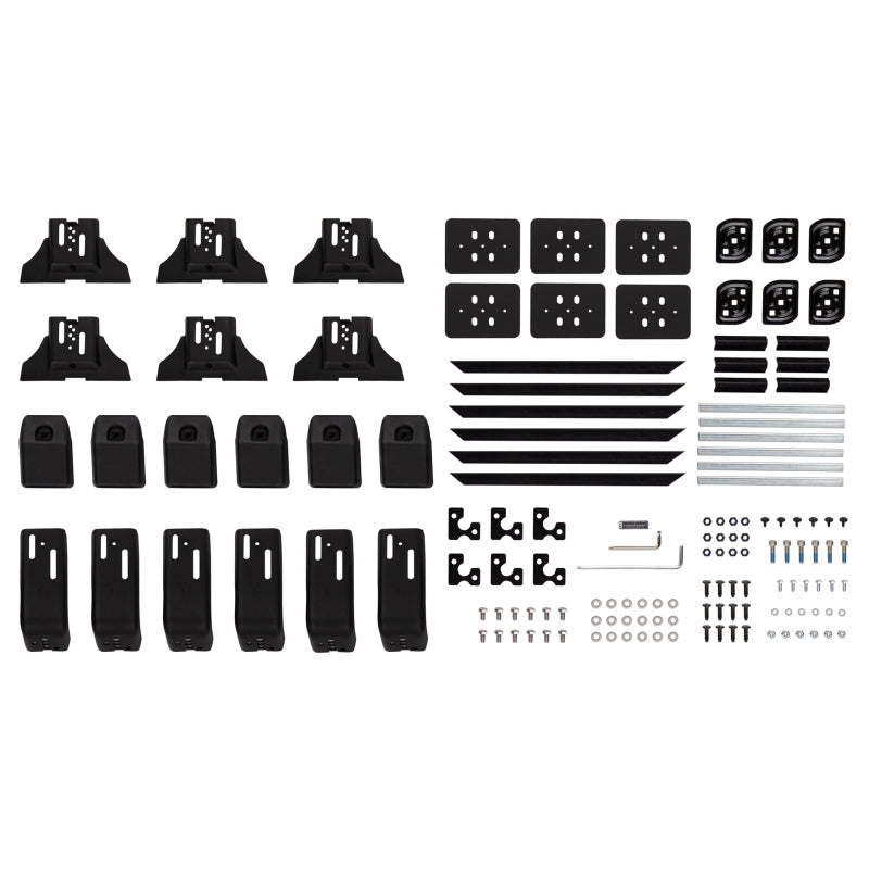 ARB Gutter-Mount BASE Rack Kit 72 x 51 in. with Full (Cage) Rails, fits Toyota Land Cruiser
