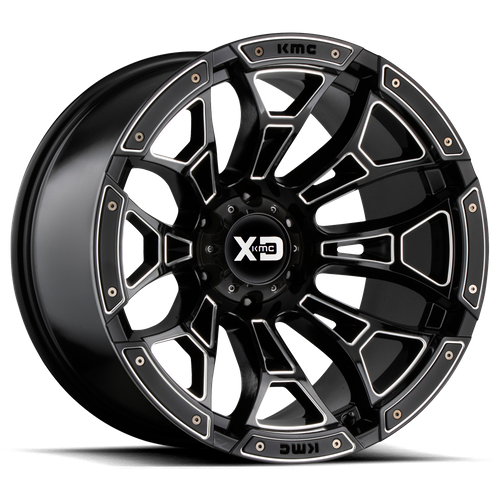 XD Boneyard (XD841) Wheel - Gloss Black Milled