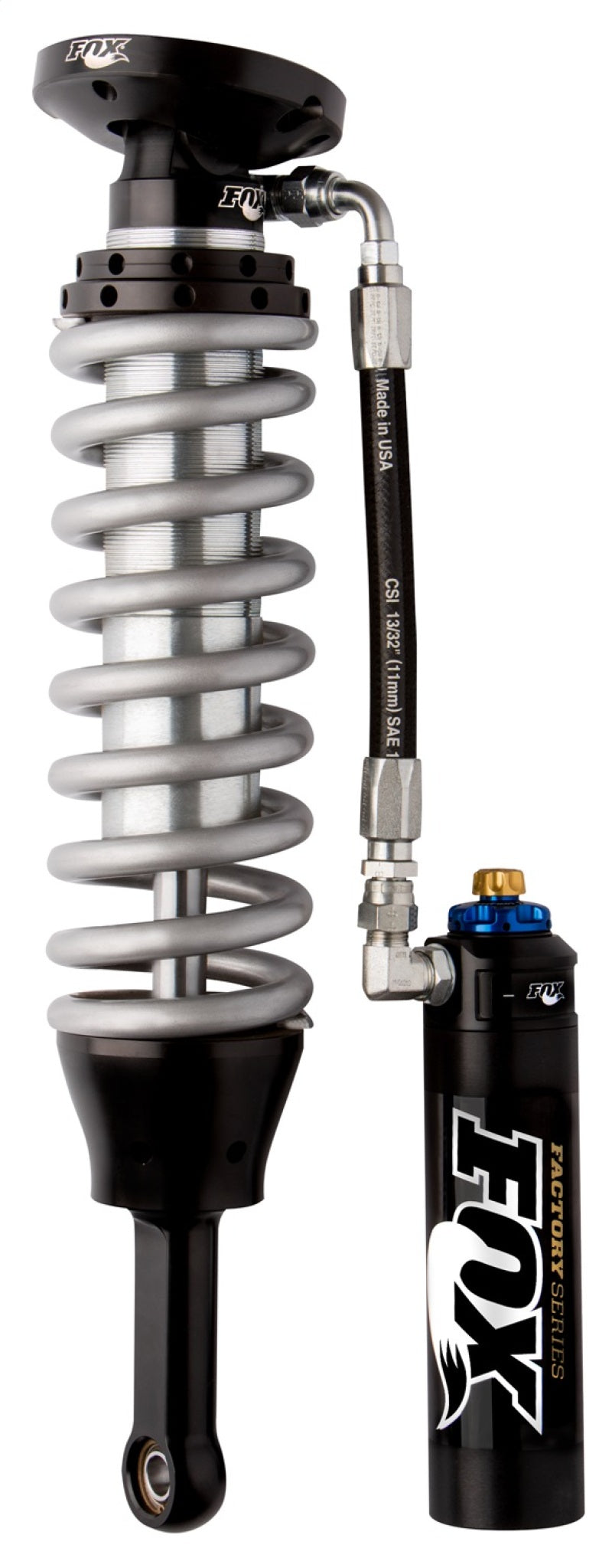 FOX 2.5 Factory Series Front Coilovers, DSC (0-2 in. Lift), fits Toyota 4Runner