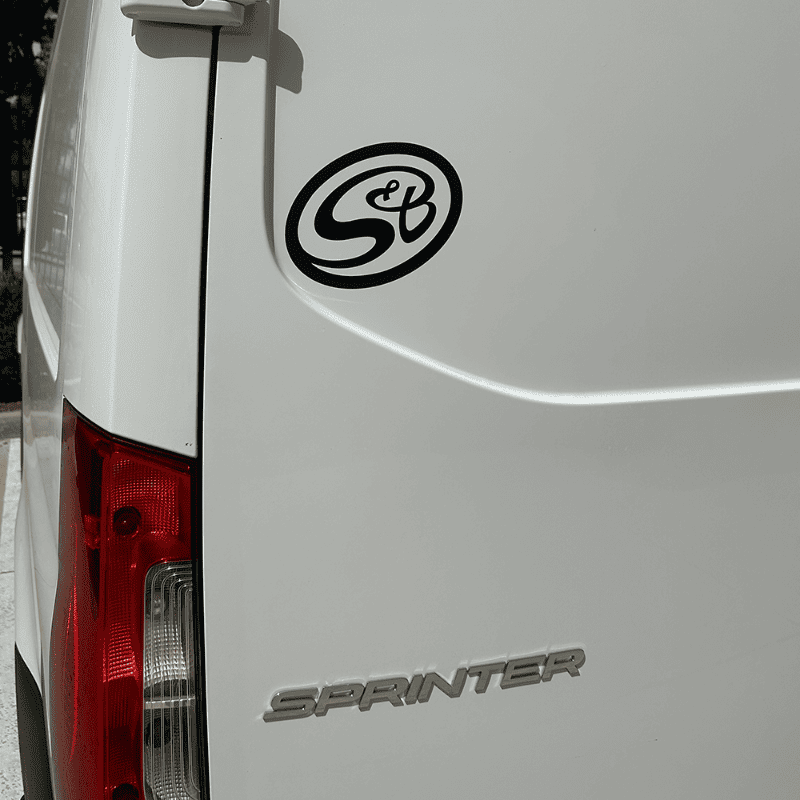 S&B logo premium 3M decal for universal fit