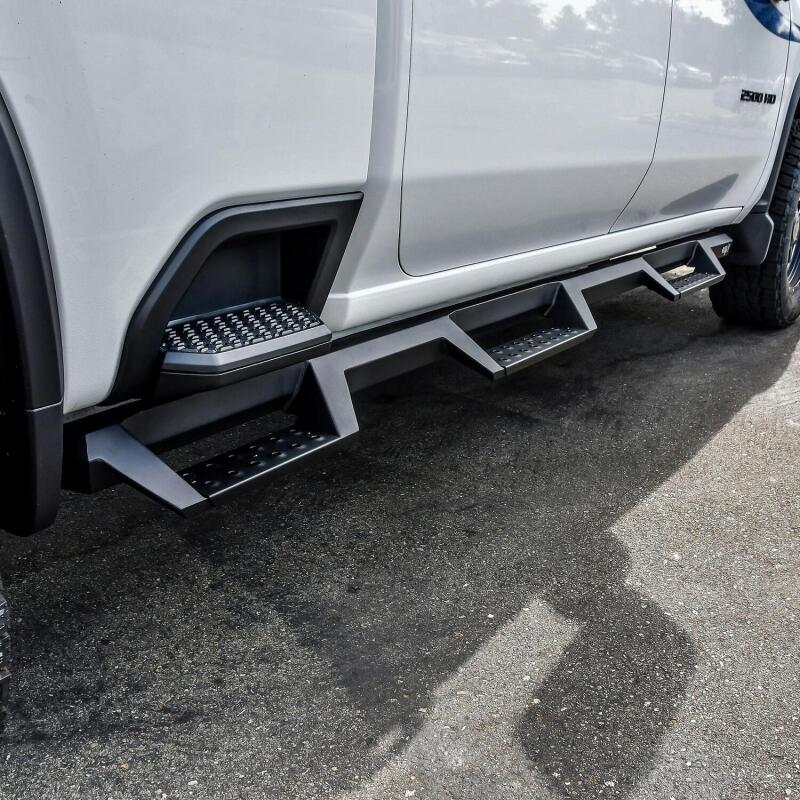 Westin HDX Drop Wheel-to-Wheel Nerf Step Bars, Crew Cab, 6.5 ft. Bed, fits Chevy Silverado HD 2500/3500