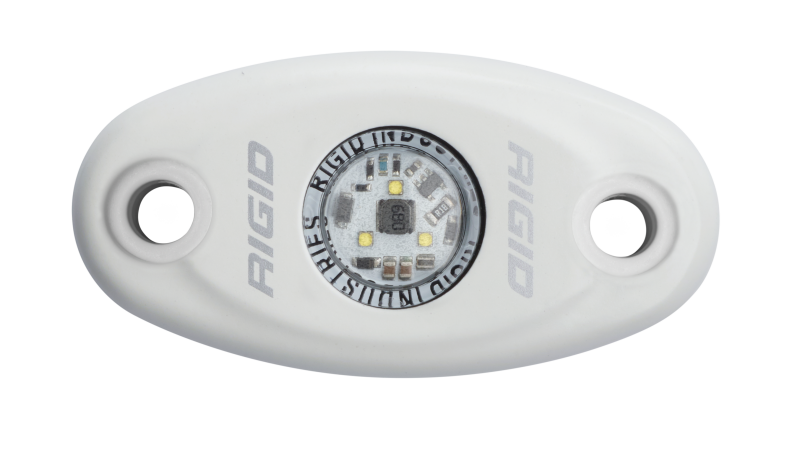 RIGID A-Series LED Accessory Light, Low Power, Cool White, White Housing