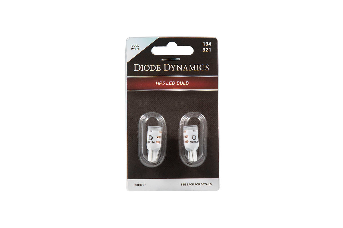 Diode Dynamics 194 HP5 LED bulbs for trucks and SUVs – packaging