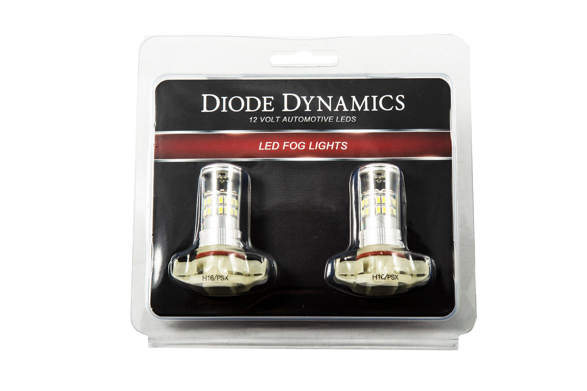 Diode Dynamics HP48 5202/PSX24W LED fog bulbs for trucks and SUVs – packaging