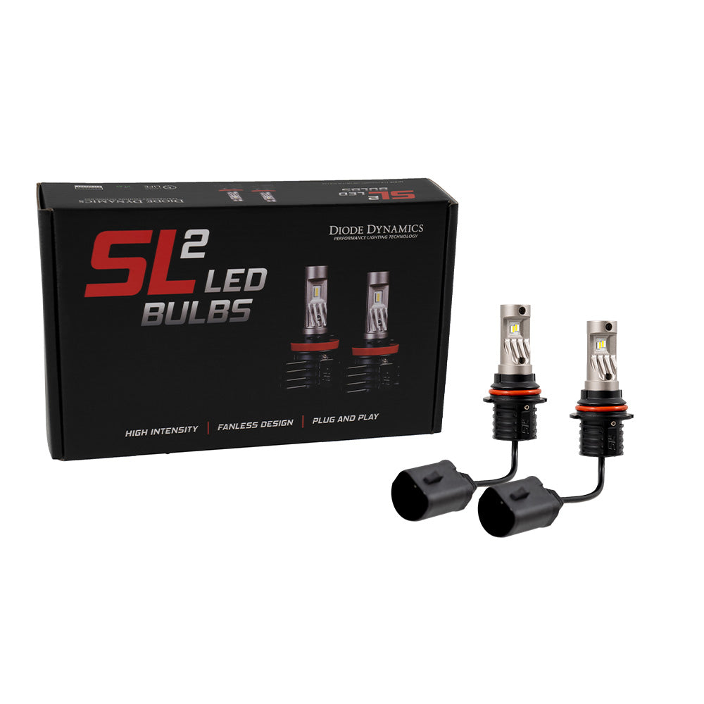 Diode Dynamics 9007 SL2 LED bulbs for trucks and SUVs – pair with box