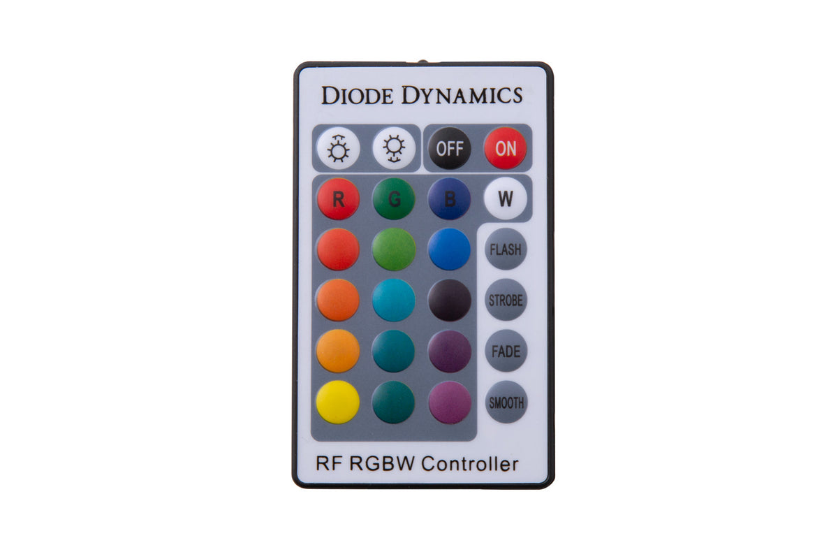 Diode Dynamics RGBW 24-Key M8 RF Controller for trucks and SUVs – remote