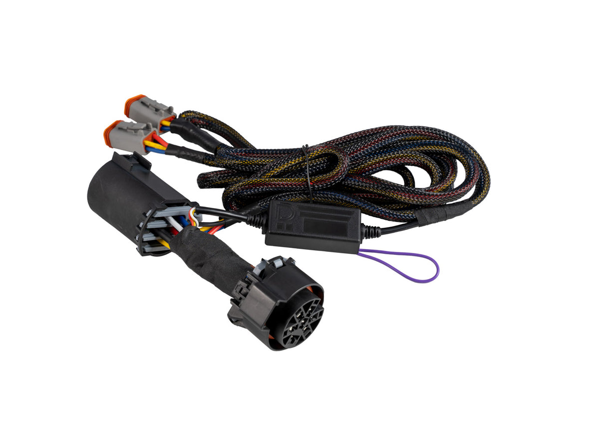 Diode Dynamics C1R/C2R 7-pin dual-output trailer wiring harness for trucks and SUVs