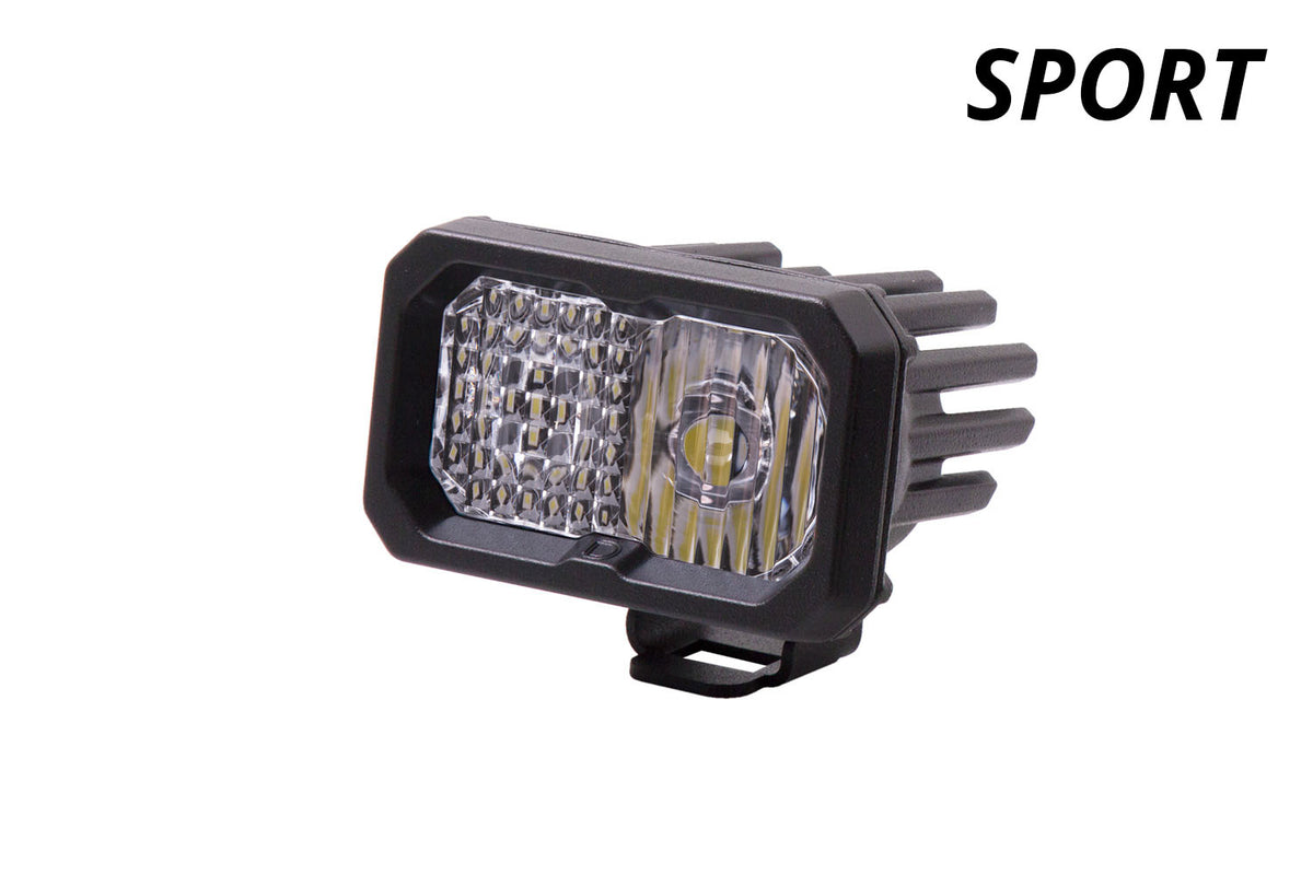 Diode Dynamics C2 1.0 SAE/DOT White Sport LED Pod (single) for trucks and SUVs