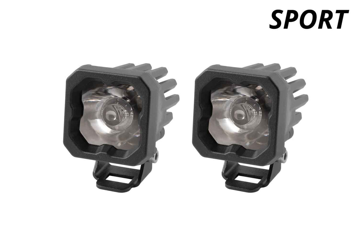 Diode Dynamics SSC1 White Sport LED Pod (Pair) for trucks and SUVs