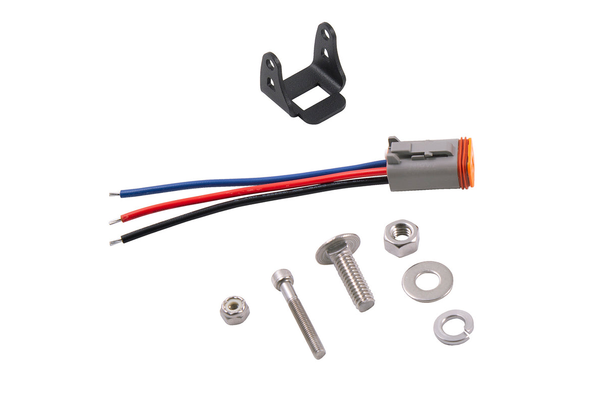 Diode Dynamics C2 1.0 Universal Bracket Kit for trucks and SUVs – kit contents