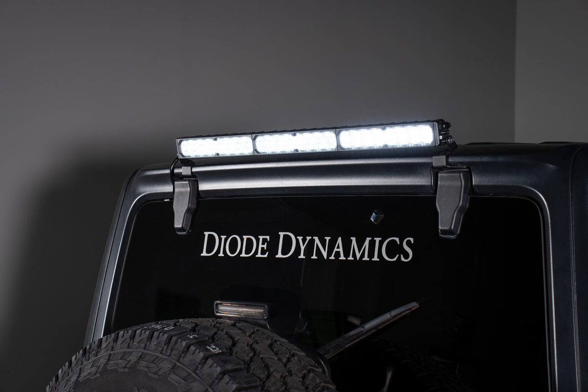 Diode Dynamics Rear Hardtop SS30 Light Bar Kit for 2018-2026 Jeep JL Wrangler