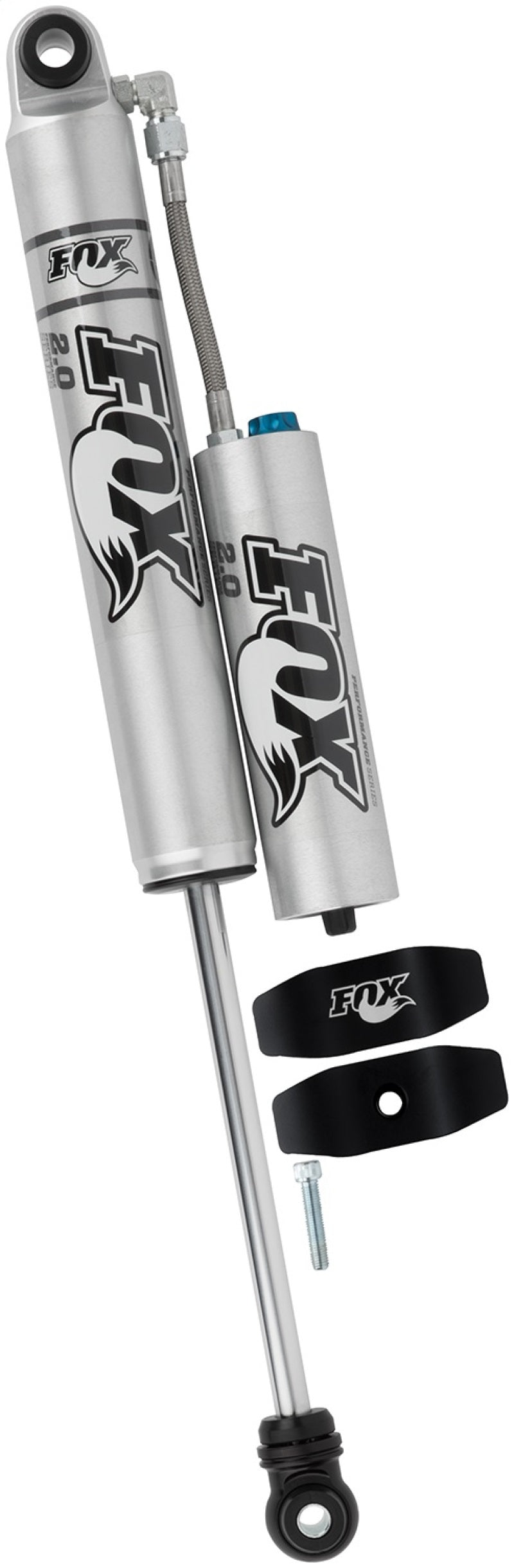 FOX 2.0 Performance Front Reservoir Shock, Adjustable (1.5-3 in. Lift), fits Ford F-250/F-350 Super Duty