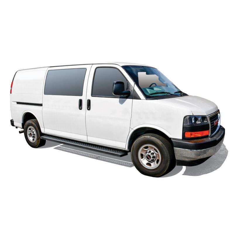 Westin Grate Steps Running Boards, 46 in. Driver and 97 in. Passenger Side, fits Mercedes Sprinter