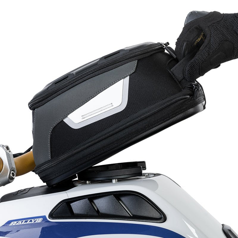 LOBOO Magnetic Motorcycle Tank Bag(4.5-6.5L) – Expandable, Quick Release, Universal Fit