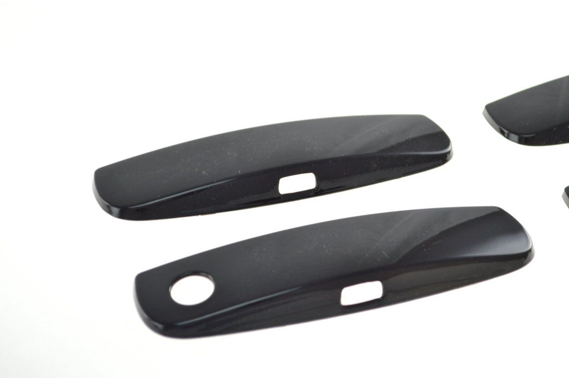 DH6186BLK 11-22 Dodge Charger W/ Smart Key 4 PCS Gloss Black Tape-on Door Handle Cover