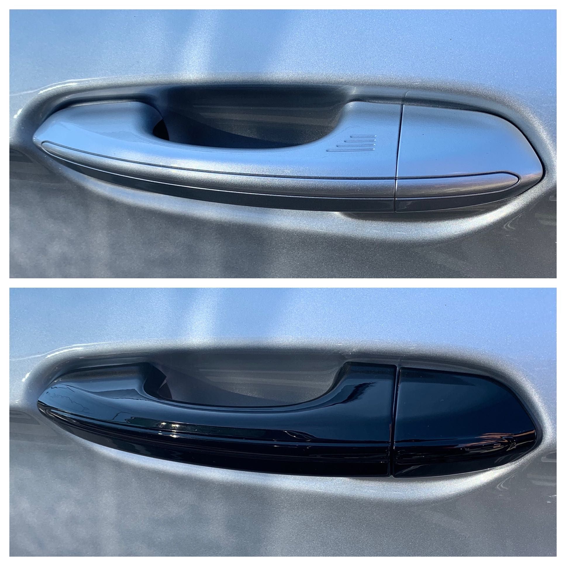 DH6254BLK 13-20 Ford Fusion Works over Keyless Sensors 8 PCS Gloss Black Snap-on W/Tape Door Handle Cover