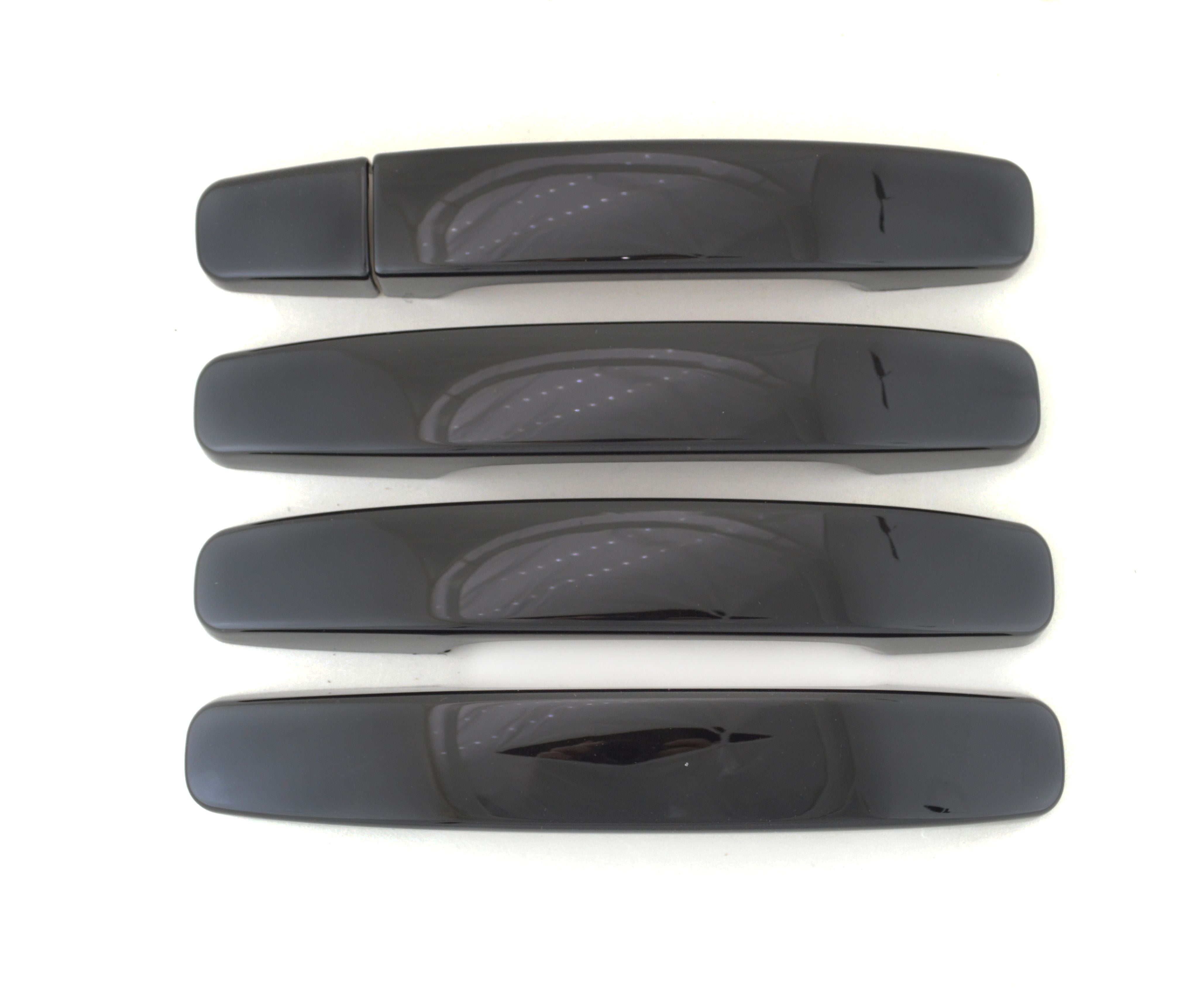 DH6290BLK 20-21 Kia Soul EV No Smart Key 5 PCS Gloss Black Snap-on W/Tape Door Handle Cover