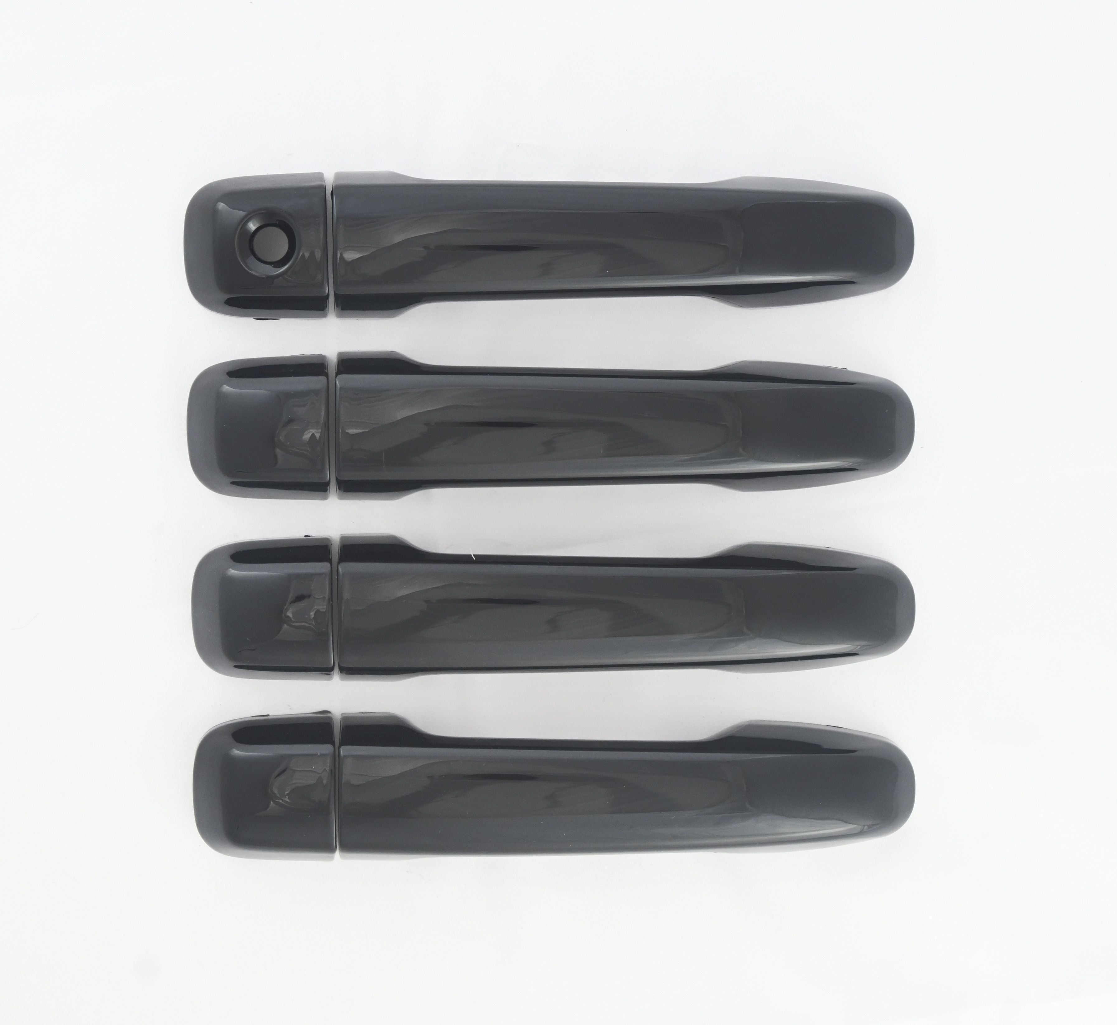 DH6312BLK 10-21 Toyota 4Runner Does not fit Limited Works over Keyless Sensors 8 PCS Gloss Black Snap-on W/Tape Door Handle Cover