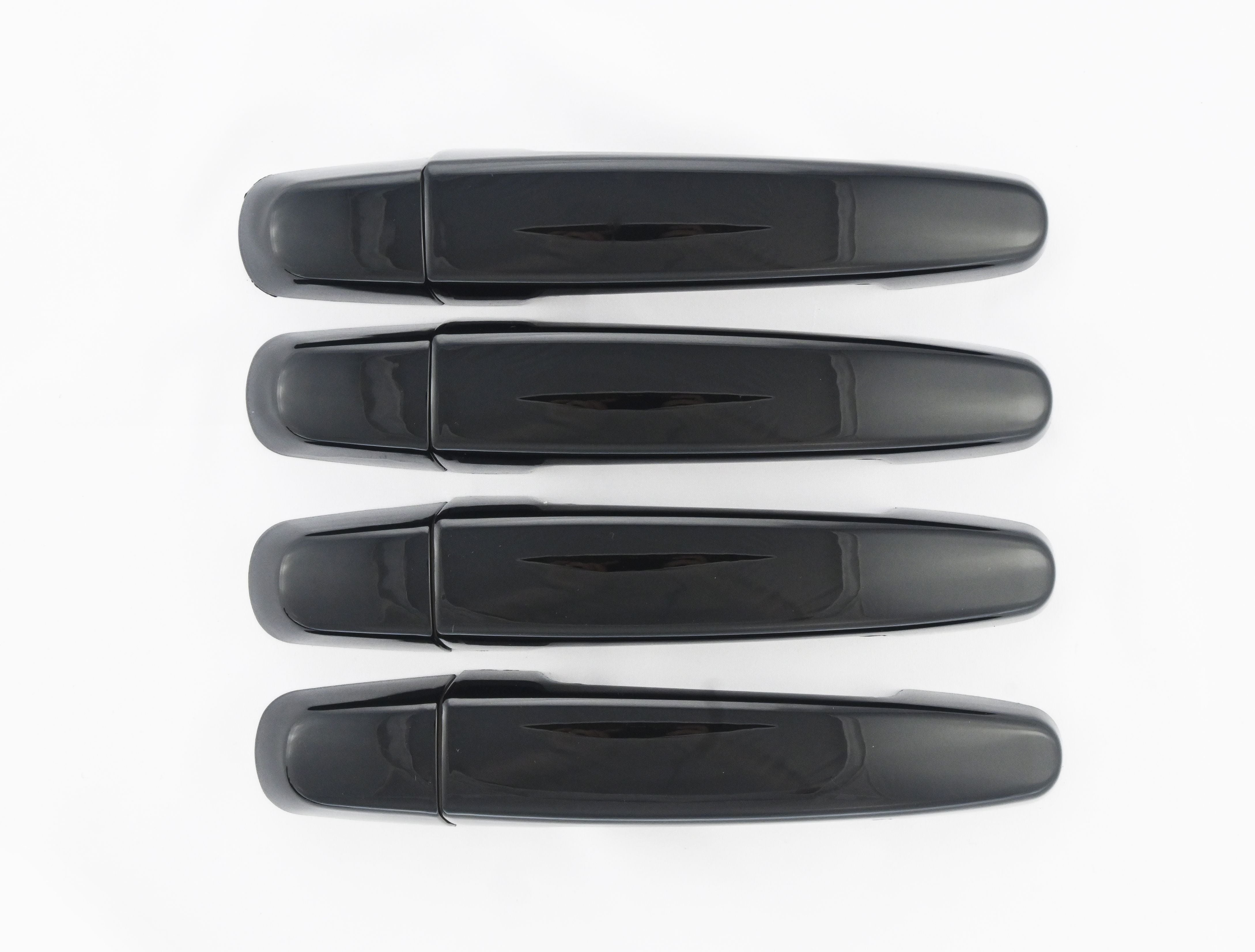 DH6324BLK 13-20 Chevrolet Impala No Smart Key 8 PCS Gloss Black Snap-on W/Tape Door Handle Cover