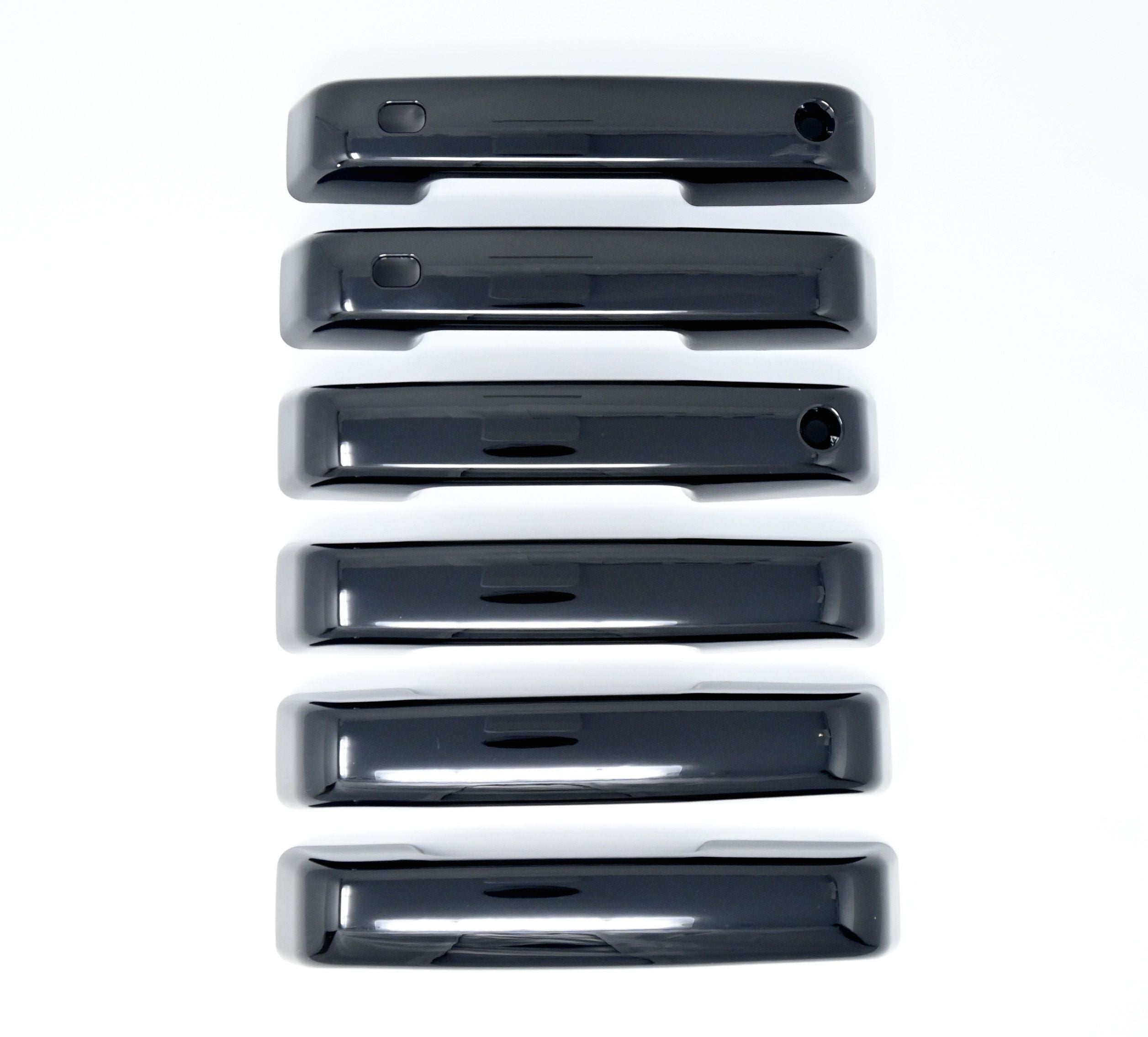 DH6331BLK 21-22 Ford F-150 No Smart Key 5 PCS Gloss Black Snap-on W/Tape Door Handle Cover