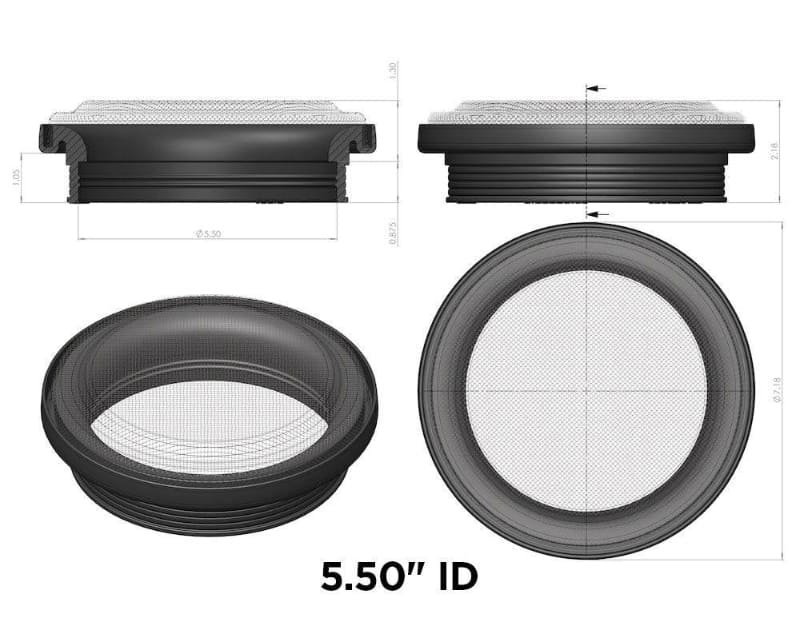 S&B Turbo Screen Guard with Velocity Stack - 5.50" (Green) view 3