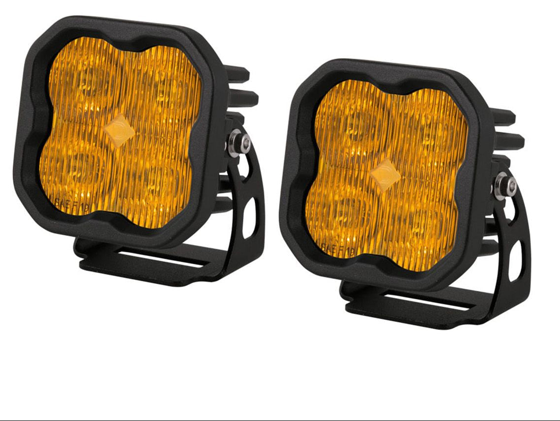 Diode Dynamics SS3 Max combo yellow LED pod pair for universal fit